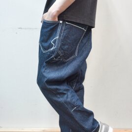 細めのサルエル　No.201  本藍ver.  　