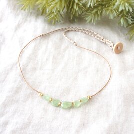 Rough Rock Short Necklace（ペリドット）の画像