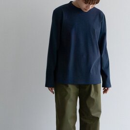 ドライタッチコットンカットソー/blueberry heather/size2の画像