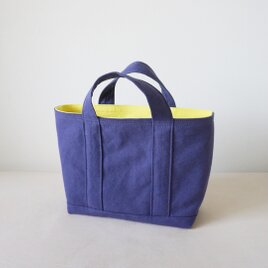 TOTE BAG -bicolor- (M) / purpleblue × lemonの画像