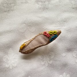 shoe shoe shoe刺繍ブローチNo.88の画像