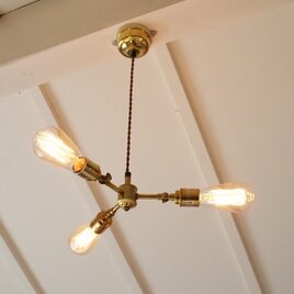 moving arm 3 socket chandelire NIS-15　ムービングアーム3灯シャンデリアの画像