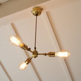 moving arm 3 socket chandelire NIS-15　ムービングアーム3灯シャンデリア