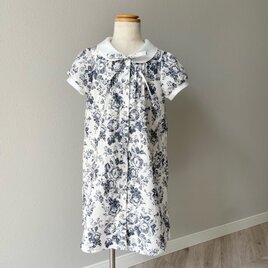 （１１０〜１２０ｃｍ） round collar dress／カフス・パフスリーブ／CABBAGES AND ROSES／半袖の画像