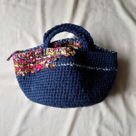 裂き編みバッグ/アフリカン「暖」の画像