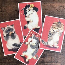 ポストカード『カリカリ楽団・フキ組』4種類セットの画像