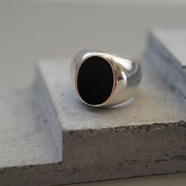 ＜受注オーダー＞colors ( silver925 onyx ring)の画像