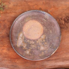 備前焼 皿・サンギリ(18.5cm)　sr3-078の画像