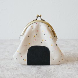 おにぎりがまぐち（ふりかけ 海苔×鮭×たまご）の画像