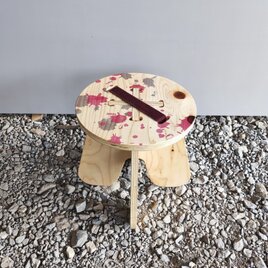 DIY CAMP STOOL（組み立て式チェアー）ピンクカモフラージュ柄の画像