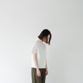 MVS コットン/center back tshirt / white/size1・2の画像