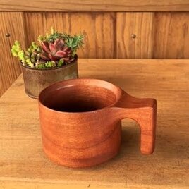 【◎ 小ぶりのマグカップが出来ました。 】 木製マグカップ　wooden mag　ニヤトーの画像