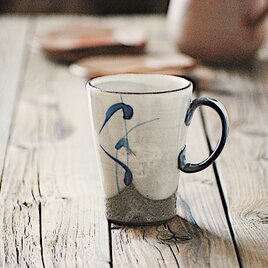 呉須草絵　マグカップの画像