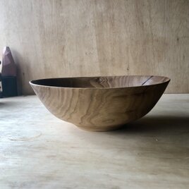 【1年間無料保証】/天然木のウッドボウル/くるみ/直径25*高さ8cm