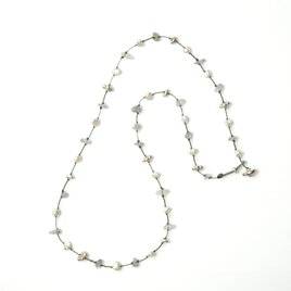 -Pearl・Labradorite- fine stone necklaceの画像