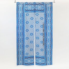 カンガの暖簾（のれん）模様替え おしゃれ ドア キッチン 綿 室内 野外 アフリカ布の画像