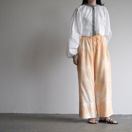 【new】enrica cotton blouse / PINE-CHACOAL GREYの画像