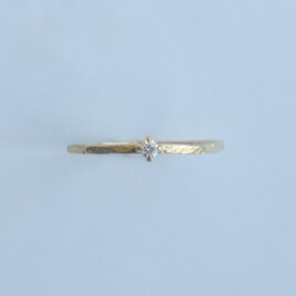 Φ2.0mm ダイヤモンド ロックリング　K18の画像