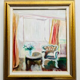 絵画「夕方の住宅街」F15・油彩画・原画・裏紐付き | iichi 日々