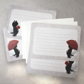 カード封筒2組セット(子猫)両面カラーの画像