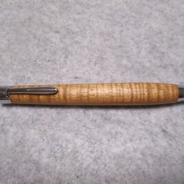 ハワイアンコア　カーリー杢　椿油仕上げ　木軸ボールペン(シャープペンシル)　希少材の画像