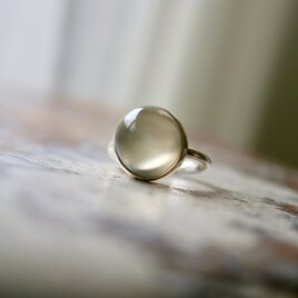 [月兎のgrey moonstone]ringの画像