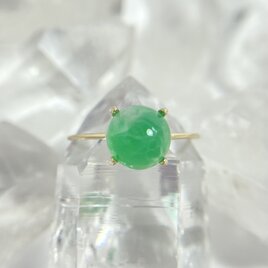 天然石　ハイアライトオパール　ルース　リング　天然石アクセサリー　オーダーリング 9号/天然オパールリング/オーストラリアLightning Ridge産原石