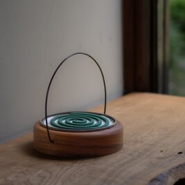 蚊取り線香ホルダー　アース製薬専用　【ケヤキ】　
