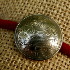 ＃H245  Canada Coin Hair Elasticの画像