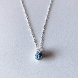 blue blue blue necklace【silver925】の画像