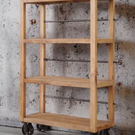 OLD PINE × IRON 4 SHELFS 90の画像