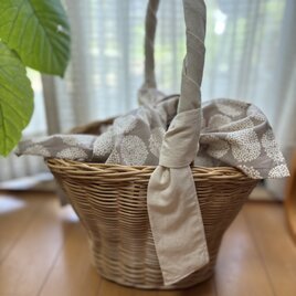 籐かごバッグ
