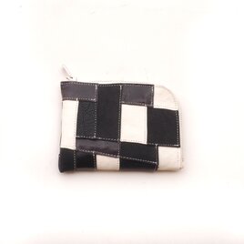 random leather wallet （Tsugi9）11×8/小銭入れ/L字/コンパクト/ミニ財布/WS001t9の画像