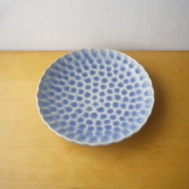 薄青の皿（訳あり・釉飛びあり）の画像