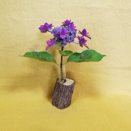 一輪挿し23　ナンテン　自然木　難を転ずる　無塗装