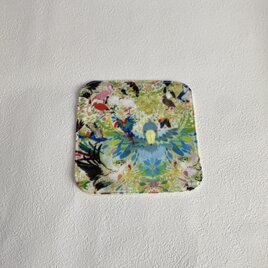 [受注製作]ガーゼハンカチ 花鳥園の調べ 昼 15サイズの画像