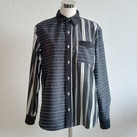 アーティストデザインシャツ　042　１点ものの個性的なシャツ