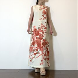 着物リメイク　Aラインワンピースの画像
