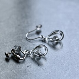 【受注生産】-Drop- プチｻｲｽﾞ（両耳）こぼれないアロマイヤリング【ｻｰｼﾞｶﾙｽﾃﾝﾚｽ】の画像