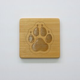 犬の肉球コースター。癒しのひとときを。の画像