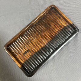 黒柿拭漆盆 トレー 300mm×162mm×17mm IM607 | iichi  日々の暮らしを心地よくするハンドメイドやアンティークのマーケットプレイス