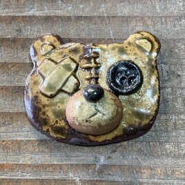 Bearamic（ベアラミック）ブローチ　bb5