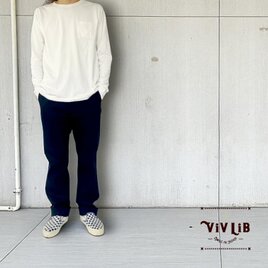 チノフィットセルビッチデニムパンツ〈定番ライン〉/ブラックデニム