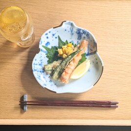 古染のし紋ひさご 焼皿の画像