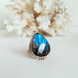 labradorite  silver ringの画像