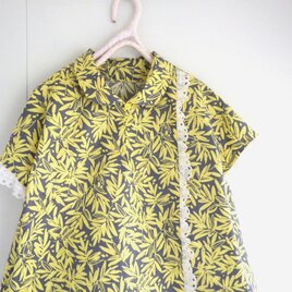 爽やかブラウス 　コットンレース付の画像