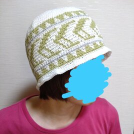 クラッシャーハット　クロシェハット　バケットハット　バケハ　ビーニー　ニット帽の画像