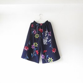 ☆浴衣ガウチョパンツ♪花柄☆/31kg047の画像