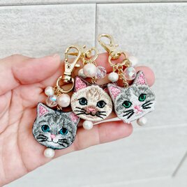 ☆❤️ 猫　ねこ　ハート　薔薇　ピアス　イヤリング　ハンドメイド ️ 猫 ねこ ハート 薔薇 ピアス イヤリング ハンドメイド