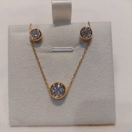 　モアッサナイト　1ctネックレス ピアス　0.5ct【ペア】　モアサナイトの画像